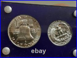 1954 US Mint Silver Proof Set In Capital Holder. (Small Crack In Case) 1954 US Mint Silver Proof Set In Capital Holder. (Small Crack In Case)