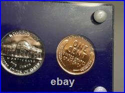 1954 US Mint Silver Proof Set In Capital Holder. (Small Crack In Case) 1954 US Mint Silver Proof Set In Capital Holder. (Small Crack In Case)