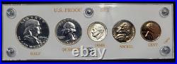 1954 US Mint Silver Proof Set in Capital Holder Beautiful Set See Pics