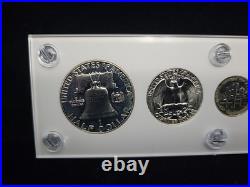 1954 US Mint Silver Proof Set in Capital Holder Beautiful Set See Pics