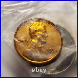 1954 US Proof Set Original Coins Original Cello Bags SKU-X5727 1954 US Proof Set Original Coins Original Cello Bags SKU-X5727
