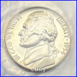 1954 US Silver Coin Proof Set Original Mint Box Doubled Die Obverse FS-101