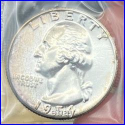 1954 US Silver Coin Proof Set Original Mint Box Doubled Die Obverse FS-101