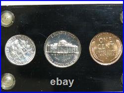 1954 US Silver Proof Set 5-Coin in Capital Plastics Holder