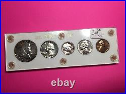 1954 US Silver Proof Set-5 Proof Coins-Toned-Capital Plastics Holder-121022-0081