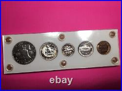 1954 US Silver Proof Set-5 Proof Coins-Toned-Capital Plastics Holder-121022-0081