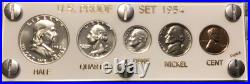 1954 US Silver Proof Set Frosty Gem Coins White Capital Holder Display Box 1954 US Silver Proof Set Frosty Gem Coins White Capital Holder Display Box