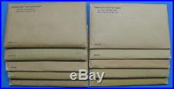 1955 1956 thru 1964 11pc Proof Set Collection with OGP envelopes & paperwork