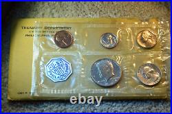 1955-1964 (9) Proof Sets 90% Silver-most In Original Mint Packaging! #2299