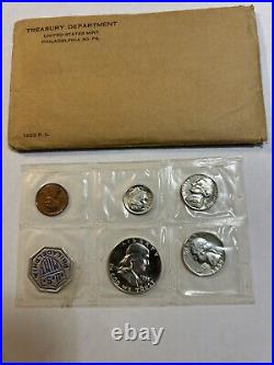 1955 FLAT PACK US SILVER PROOF SET! Nice Toned Lincoln! CoinGuyz