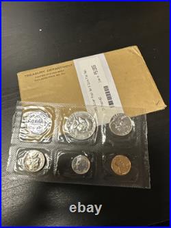 1955 Franklin US Proof Set, 5 Coins with Original Government Envelope