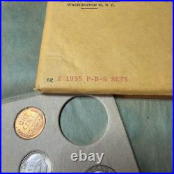 1955 P-D-S Double Mint Set BU Uncirculated Original Packaging FREE SHIPPING