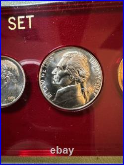 1955 PROOF SET IN CAPITAL HOLDER Cameo Franklin And More. 90 Silver