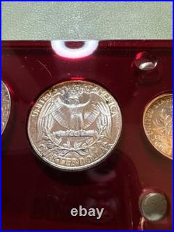 1955 PROOF SET IN CAPITAL HOLDER Cameo Franklin And More. 90 Silver