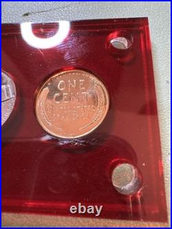 1955 PROOF SET IN CAPITAL HOLDER Cameo Franklin And More. 90 Silver