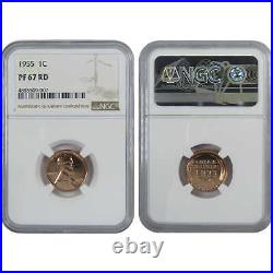 1955 Proof Set 5 Piece Set PF 67 NGC Proof Collectible SKUCPC9225