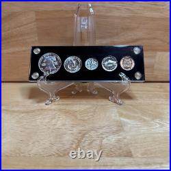 1955 Proof Set 90% Silver, NOS Holder, Wood Box, No Haze, No Spots, No B. S 1955 Proof Set 90% Silver, NOS Holder, Wood Box, No Haze, No Spots, No B. S