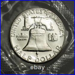 1955 Proof Set DDR Franklin Half Dollar Doubled Die Reverse US Mint Silver Coins 1955 Proof Set DDR Franklin Half Dollar Doubled Die Reverse US Mint Silver Coins