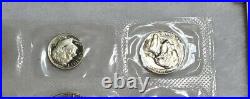 1955 Proof Set In Original Envelope US Mint Silver Coins Philadelphia