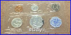 1955 Proof Set Original Flat Pack US Mint Silver Coins Opened 103WEJ3