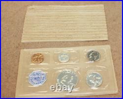 1955 Proof Set Original Flat Pack US Mint Silver Coins Opened 103WEJ9