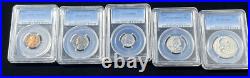 1955 Proof set PCGS Graded Different Grades Please look at Pictures