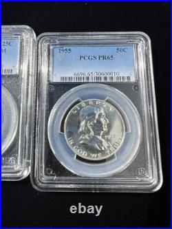 1955 Proof set PCGS Graded Different Grades Please look at Pictures