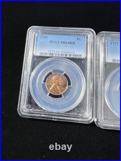 1955 Proof set PCGS Graded Different Grades Please look at Pictures