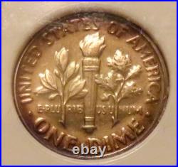 1955 Proof set in old PCI slabs high grade pink, red, green toning