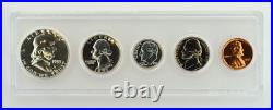 1955 Silver Coin Proof Set In Whitman Plastic Holder