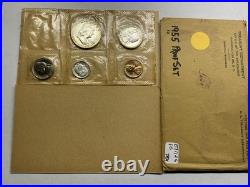 1955 Silver Proof 5 Coin Set in Original Flat Pack Envelope See Des 071126 10tkk