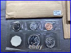 1955 U. S. Mint Silver Proof Set 5 Coins in Original Flat Pack Envelope 041325-75