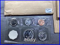 1955 U. S. Mint Silver Proof Set 5 Coins in Original Flat Pack Envelope 041325-75