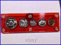 1955 U. S. Mint Silver Proof Set in Capital Holder-90% Silver-021625-40