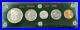 1955-U-S-Silver-Proof-Set-of-5-Coins-in-used-Green-Capital-Plastics-Holder-01-bm