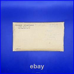 1955 US Mint Silver Proof Set Original Flat Pack Envelope