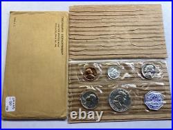 1955 US Mint Silver Proof Set in Original Flat Pack Envelope Seal Cello 0925 50