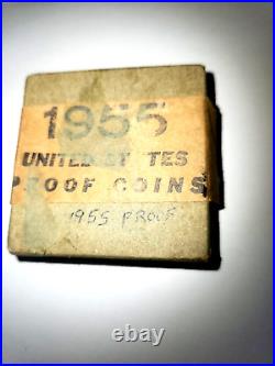 1955 US SILVER PROOF SET IN ORIGINAL MINT BOX AND ORIGINAL PACKAGING Uncertified 1955 US SILVER PROOF SET IN ORIGINAL MINT BOX AND ORIGINAL PACKAGING Uncertified