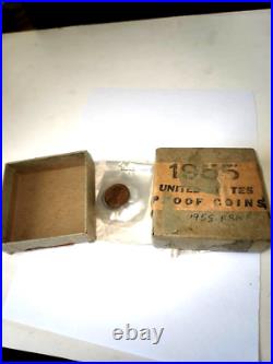 1955 US SILVER PROOF SET IN ORIGINAL MINT BOX AND ORIGINAL PACKAGING Uncertified 1955 US SILVER PROOF SET IN ORIGINAL MINT BOX AND ORIGINAL PACKAGING Uncertified