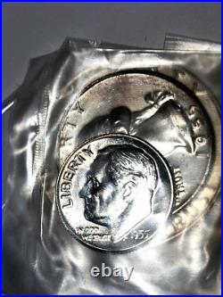 1955 US SILVER PROOF SET IN ORIGINAL MINT BOX AND ORIGINAL PACKAGING Uncertified 1955 US SILVER PROOF SET IN ORIGINAL MINT BOX AND ORIGINAL PACKAGING Uncertified