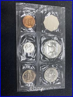 1955 US Silver Proof Set 5 Coins Littleton PF 65 Flat Pack Envelope
