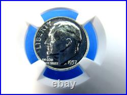 1955 to 1964 P, 10-Coin Set Roosevelt Dimes NGC Pf 69 Beautiful Set
