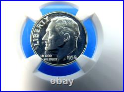 1955 to 1964 P, 10-Coin Set Roosevelt Dimes NGC Pf 69 Beautiful Set