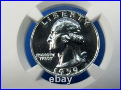 1955 to 1964 P, 10-Coin Set, Washington Quarters NGC Pf 68 Beautiful Set