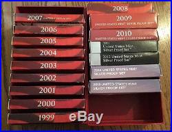 1956-2017 US Mint Clad Proof Set Run 1992-2017 Silver Proof Set Run Massive Set