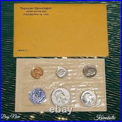 1956 Proof Set 5 Coins 90% Silver, All Coins CAMEO Taken From Storage, Fast