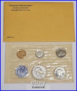 1956 Proof Set 5 Coins 90% Silver, All Coins CAMEO Taken From Storage, Fast