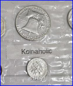 1956 Proof Set 5 Coins 90% Silver, All Coins CAMEO Taken From Storage, Fast