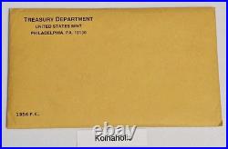 1956 Proof Set 5 Coins 90% Silver, All Coins CAMEO Taken From Storage, Fast