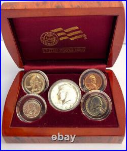 1956 Proof Set In Official U. S. Mint Display Silver Uncirculated Birthyear Coins